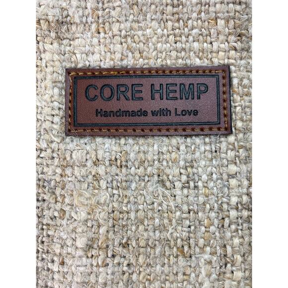 Core Hemp Small Cream Adjustable Strap Handmade Backpack Bag - Picture 2 of 8